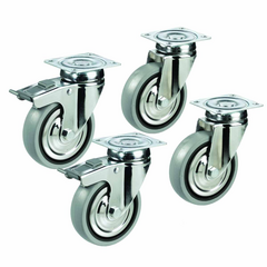 Vaiotec Rollenkit für Arbeitsschränke Topline