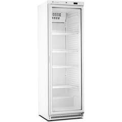 SARO Kühlschrank, Glastür - weiß, ARV 430 CS PV