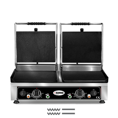 GMG Doppel-Kontaktgrill KG2735DEGG, oben Gerillt/Glatt, unten Gerillt/Glatt, Variante: KG2735DEGG