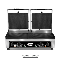 GMG Doppel-Kontaktgrill KG4060DE, gerillt, Variante: KG4060DE