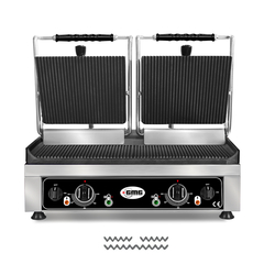 GMG Doppel-Kontaktgrill KG5530DE, gerillt, Variante: KG5530DE