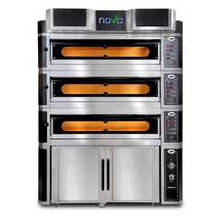 GMG Pizzaofen NOVA PFN 10570-3M Vollschamott 6+6+6 x 35 cm Ø, Ausführung: PFN 10570-3M