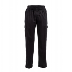 Chef Works Unisex Classic Fit Cargo Chefs Trousers Schwarz XL