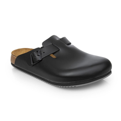 Birkenstock Boston Super Grip Clogs schwarz Größe 43