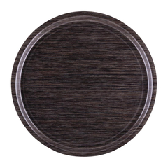Roltex Original rundes Serviertablett antirutsch Wenge 45cm