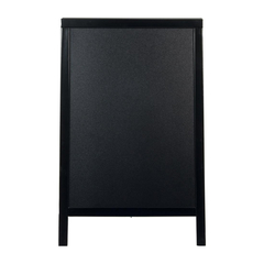 Securit Schwarzer Hölzerner kleiner Gehweg Kreide Tafel Schild