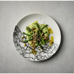 Churchill Kintsugi Accents Quartz Black Evolve Coupe-Teller, 220 mm, (12 Stück)