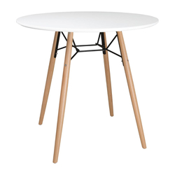 Bolero Arlo Tisch Rund Weiß 798mm