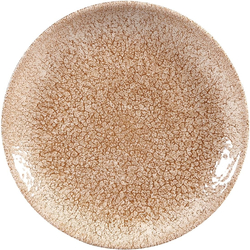 Churchill Studio Prints Raku-Coupé-Teller, Granatorange, 165 mm, (12 Stück)