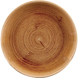 Churchill Stonecast Patina Coupe-Teller, Vintage-Kupfer, 217 mm, (12 Stück)