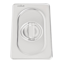 Vogue Strapazierfähiger Deckel für GN-Behälter 1/9 Edelstahl