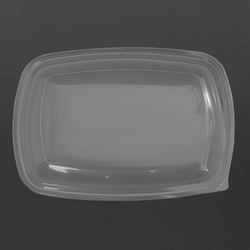 Fastpac Deckel für große rechteckige Lebensmittelbehälter 1350 ml (150 Stück)