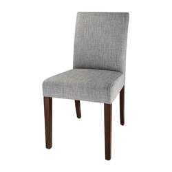 Bolero Chiswick Esszimmerstühle Holzkohle Grau (2er Pack) (2 Stück)