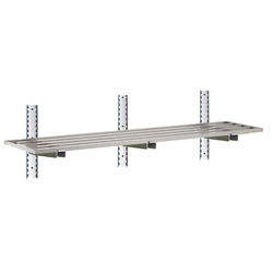 Gastro M Edelstahlwandregal 120cm breit