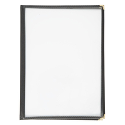 Olympia Einsteckhülle schwarz A4 4 Seiten