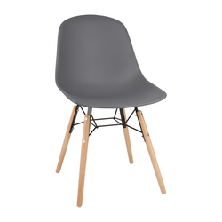 Bolero Arlo Beistellstühle Dunkelgrau (2er-Pack) (2 Stück)