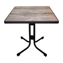 Limburg Vintage klappbarer Terrassentisch 70 x 70cm