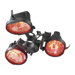 Eurom elektrischer Terrassen Heizstrahler für Sonnenschirme 1500W