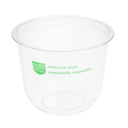Vegware 96 Serie kompostierbare Rundbehälter 355ml (1000 Stück)