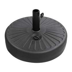 Bolero Sonnenschirm Sockel Schwarz 20Ltr