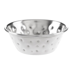 Olympia Soßenbecher aus gehämmertem Edelstahl, 45 ml, 12 Stück