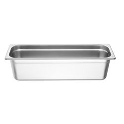 Vogue Edelstahl Gastronorm 2/4 Tray 150mm