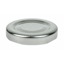 Silberne Kappe für Mini-Milchflasche GL160 (18 Stück)