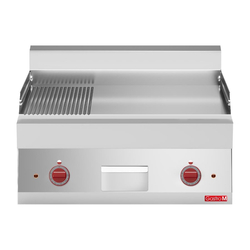 Gastro M 650 elektrische Grillplatte 65/70FTRE 2/3 Glatt 1/3 Gerillt