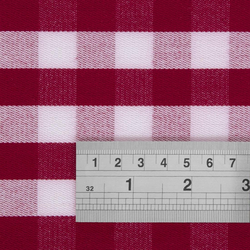 Mitre Comfort Gingham Tischdecke rot-weiß kariert 132cm