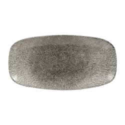 Churchill Studio Prints Raku-Rechteckplatten, Quarzschwarz, 298 mm, (12 Stück)