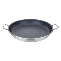 Vogue Aluminium Antihaft-Teflon Platinum Plus Paella Pfanne 35cm