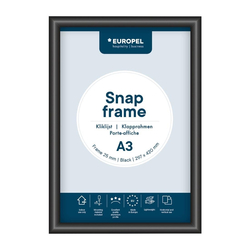Europel Klapprahmen A3 25mm schwarz