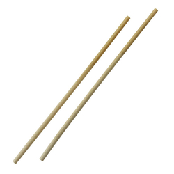 Sier Einwegprodukte Gerade Strohhalm aus Schilfrohr ø 6-8 mm / 25cm (50 Stück)