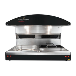 Warmhaltestation mit 2 GN-Behältern 2/3 Hotstation 2 Grillomax 3D 2000W