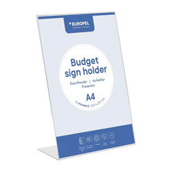 Europel Schilderhalter Budget L-Standard A4 Hochformat
