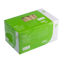 Sier Einwegartikel FSC® Zahnstocher Holz 2 Spitzen einzeln verpackt 65mm (Box 1000 Stück)
