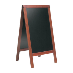 Securit Duplo Fahrbahnschild Mahagoni 135x70cm