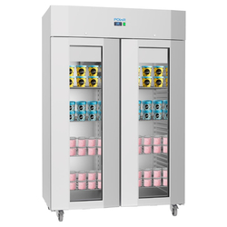 Polar U-Serie Energieeffizienter Bereich Doppeltüriger Stehender Gefrierschrank