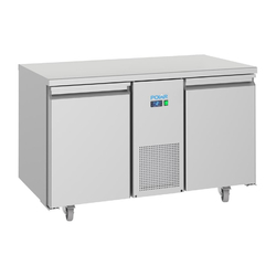 Polar U-Series Energieeffizienter 2-Tür-Thekenkühlschrank 281Ltr