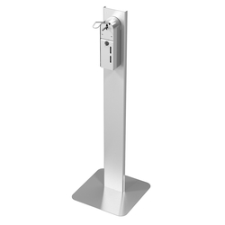 Combisteel Desinfektionssäule Edelstahl Inkl. Spender Ellebogen