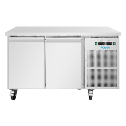 Polar U-Series Doppeltüriger Untertheken-Kühl-/Gefrierschrank 124Ltr