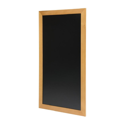 Securit lange Wandtafel Teakoptik 100 x 56cm