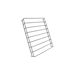 Combisteel Drahtteiler für Flaschen Schwarz mitte  7455.2235-2240 + 7455.2415-2417