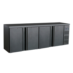 Combisteel Standard Line Barkühler Schwarz 4 Türen