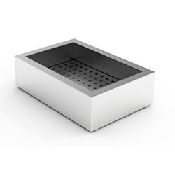 Combisteel Gemahlenes Eis Behälter Aufbau 1/1 Gn