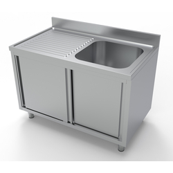 Combisteel 700 Spültisch Schiebetüren 1 Rechts 1200