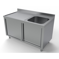 Combisteel 700 Spültisch Schiebetüren 1 Rechts 1400