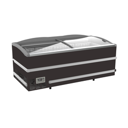 Combisteel Supermarkt Tiefkühltruhe Schwarz Kopf Element  Manuelles Auftauen