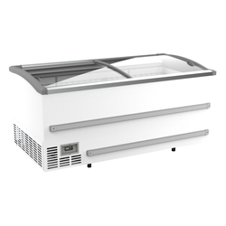 Combisteel Supermarkt Tiefkühltruhe Weiß 1880  Manuelles Auftauen