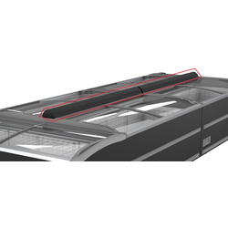 Combisteel Tiefkühltruhe Verbindung Schwarz 2125